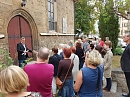 Führung zur Baugeschichte mit Ingenieur Sixtus Herrmanns an der Bleicheröder St. Marien-Kirche (Dr. Maletz)