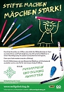 Plakat Stifte machen Mädchen stark (WGT)