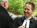 Pfarrer M. Monz und Dr. Chr. Maletz (R. Englert)