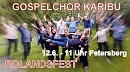 Karíbu auf dem Rolandsfest (R. Englert)