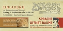 Einladung zur Er&ouml;ffnung (H. Seidel)