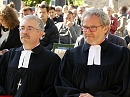 Superintendent Andreas Schwarze und Pfarrer Klemens M&uuml;ller - 10.10.2021 (R. Englert)
