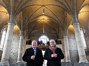 Martin Bischoff und Pfarrer Jochen Lenz bei der Er&ouml;ffnung der Netzwerkkirche 2022 (R. Englert)