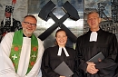 Pfarrer Steffen Riechelmann, Pfarrerin Annegret Steinke und Pr&auml;dikant Dr. Christoph Maletz (Regina Englert)