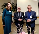 Dr. Friederike Spengler, Superintendent Andreas Schwarze und Pr&auml;ses Dr. Uwe Krieger (Regina Englert)