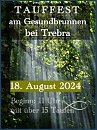 Plakat Tauffest (Sabine Wegner)