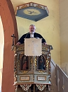 Pfarrer Peter Michael Schmudde (Kirchenkreis M&uuml;hlhausen/Worbis) war in Bielen zu Gast. (Elke Gulden)