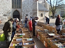 B&uuml;chermarkt vor der Blasii - Kirche (Neitzke)