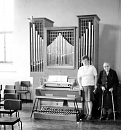 Die Orgel von St. Nicolai kurz nach dem Nachbau (Archiv)