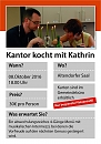 Plakat Kantor kocht mit Kathrin (K. Schwarze)