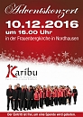 Plakat Karibu Weihnachten (Karibu)