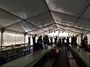 Erstes Warm up der Marathonwanderer (M. G&ouml;rk)