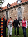 Das neue Dach leuchtet &uuml;ber allen Beteiligten (R. Englert)