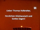 Videolaudatio an Thomas Hofereiter von Michael Kremzow (Foto: R. Englert)