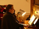 Erika Herzel an der Orgel (Foto: R. Englert)