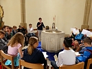 Ines Delert im Dom "Wie kommt der Fisch in die Kirche?" (Foto: R. Englert)