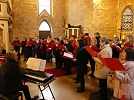 Mit Pianistin - Almut Höner zu Guntenhausen - ehemalige Kreiskantorin aus Celle (Foto: Regina Englert)