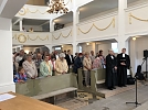 Blick in die Kirche nach Westen  (Foto: A. Schwarze )