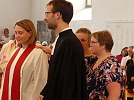 Auch der Gemeindekirchenrat segnet (Foto: R. Englert)