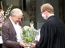 Pfarrer Brehm aus Mühlhausen verabschiedet sich (Foto: R. Englert)