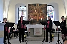 Das Nordhäuser Frauenquartett sang anstelle der Gemeinde im Festgottesdienst (Foto: R. Englert)