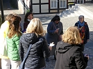 Abschied vor der Jugendkirche (Foto: R. Englert)