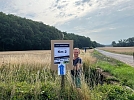 Die Beschilderung wurde aufgebaut (Foto: J. Lenz)