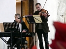 Christine und Gregor Heimrich gestalteten den Tag musikalisch (Foto: R. Englert)