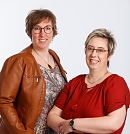 Projekt-Team: Diana Stolze (Prozessbegleitung, links) und Sandra Hesse (Ehrenamtsbegleitung, rechts) (Foto: EVKS)