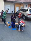 Gruppenarbeit David, Stationen für die Kinder (Foto: N.Flämig)