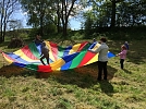 Auch nach dem Gottesdienst war es bewegt (Foto: N.Flaemig)