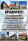 Plakat Pfarrfest ML (Foto: R. Englert)