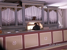 Kantor Martens an der Orgel (Foto: Fritz Wolf)