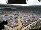 Gottesdienst - Blick von ganz oben (Foto: Horst Jäger)