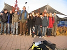 Gruppenbild am Bahnhof Wittenberg (Foto: Claus Conrad)