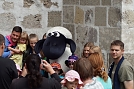 Beim ersten Walk-Act konnte man Fotos mit Shaun dem Schaf machen (Foto: M. Schwarze)