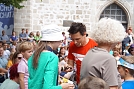 Alle sind dabei, wenn André Fragen stellt (Foto: M. Schwarze)