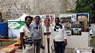 Katrin Cieslak auf dem Kreiskirchentag mit ihrem Besuch aus Äthiopien (Foto: K. Cieslak)