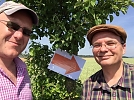 Michael Görk und Jochen Lenz waren bei brütender Hitze für uns unterwegs (Foto: J. Lenz)