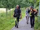 Manch einer soll den Halbmarathon sogar mit Instrument gewandert sein ;-) (Foto: R. Englert)