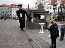 Können Sie sich nicht mal neben unsere Bude stellen, das ist sooo cool (Foto: R. Englert)