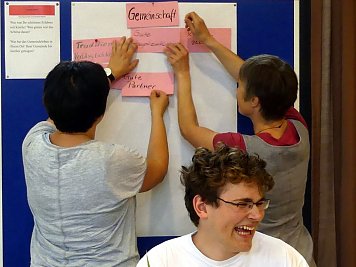 Zukunftswerkstatt in der Ev. Grundschule Nordhausen (Foto: R. Englert)