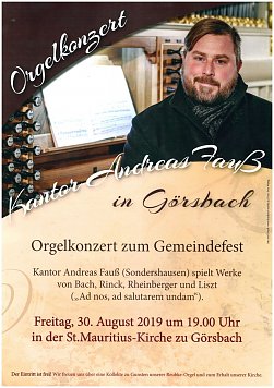 Konzertplakat (Foto: Druckerei-Mehlis)