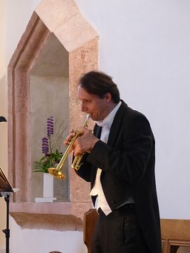 Joachim Schäfer in der Basilika (Foto: Norbert Patzelt)