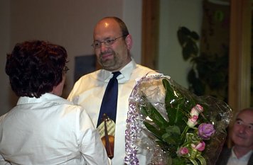 Glückwünsche für Bornschein (Foto: Wiethoff)