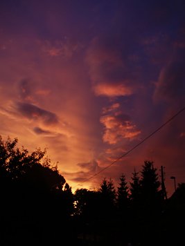 Abendhimmel (Foto: Sabine Wegner)