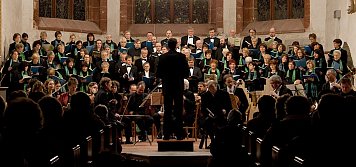 Nordhäuser Kantorei in Aktion (Foto: Johannes Kühlewindt im Auftrag der Kirchenmusik an St. Blasii Nordhausen)