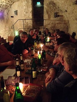 Ältestenrüste 2016 - ein gemütlicher abendlicher Ausklang gehört fest zum Konzept (Foto: St. Hänsel)