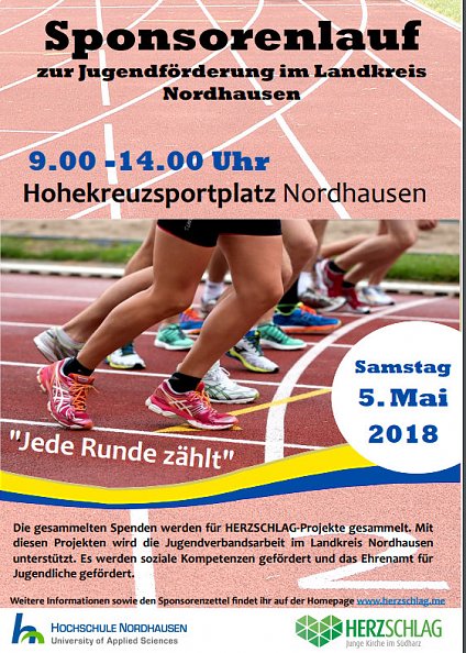 Sponsorenlauf Plakat (Foto: Herzschlag)