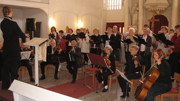 Regionalchor m. Kantoreiorchester, Kirche Heringen (Foto: Claus Conrad)